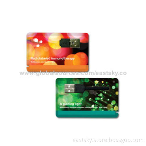 Custom Name Card USB Flash Drive, Low-power Consumption, Durable